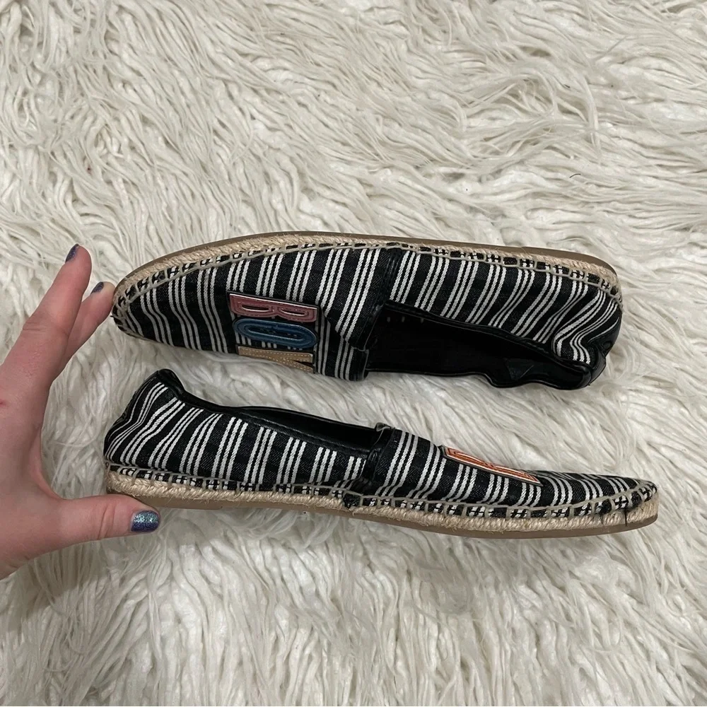 CIRCUS by Sam Edelman Leni-29 Beyonce Boy Bye Striped Espadrille Flats EUC 7.5